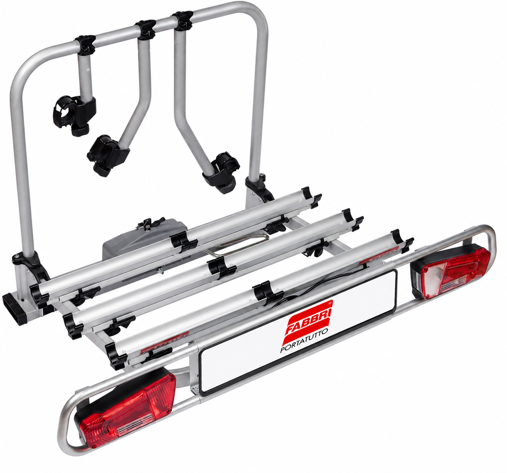 Fietsendrager voor 3 elektrische fietsen – Fabbri – Trekhaak – 13-polig – 60 kg