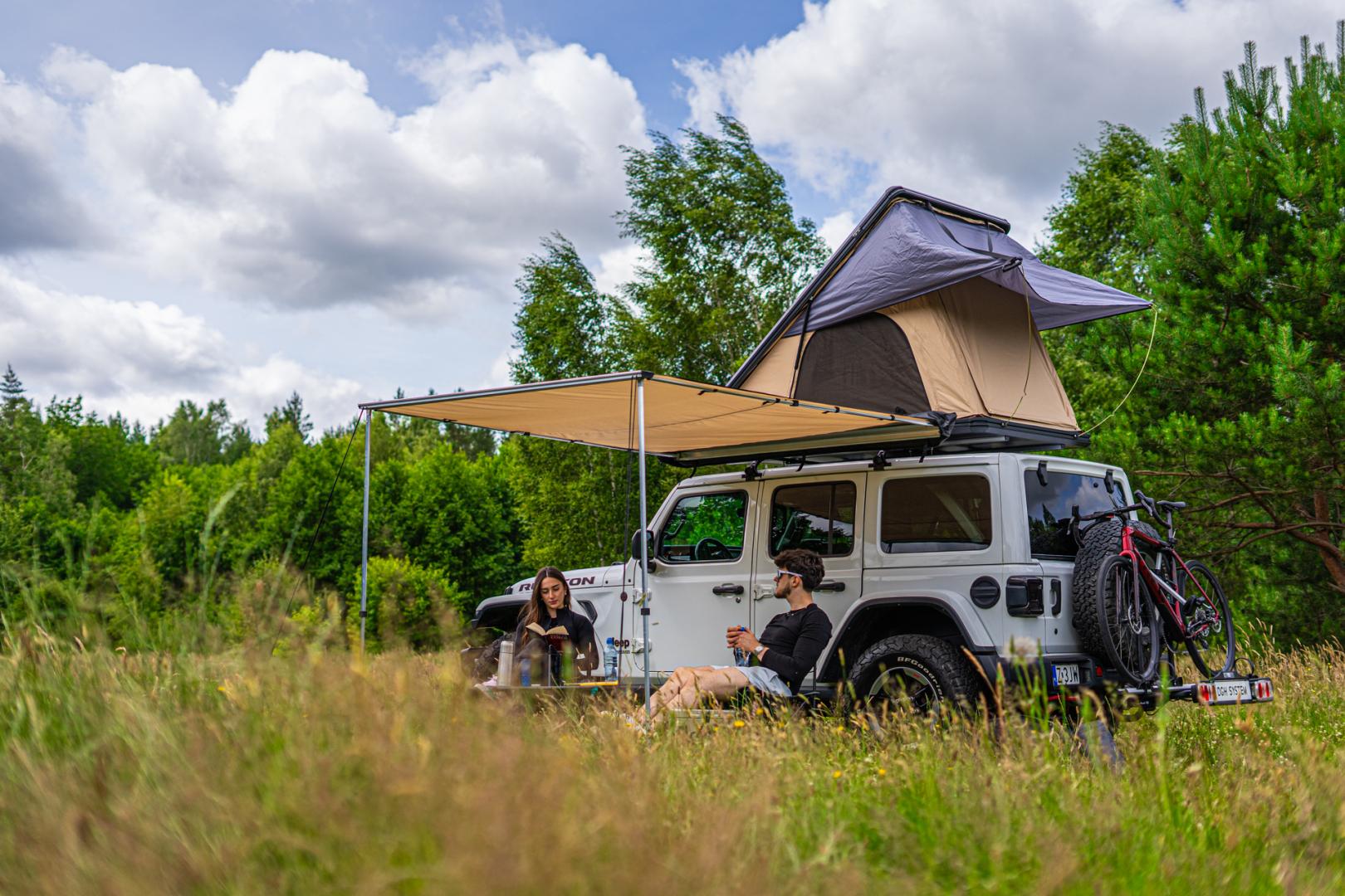 DGH EasyNature Wild Shade auto dakluifel 200 × 250 cm – Khaki